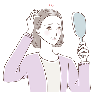 faga(女性のうす毛)