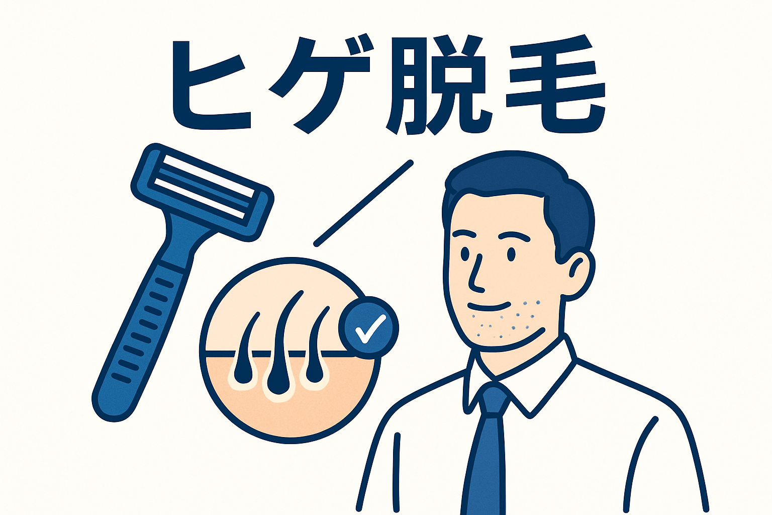 ヒゲ脱毛のメリット