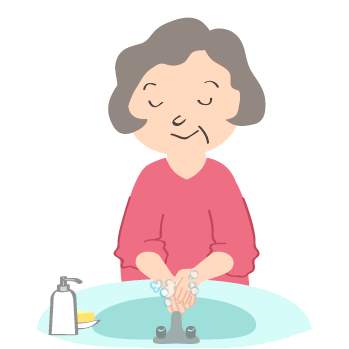 手湿疹の場合、手洗いはぬるま湯で