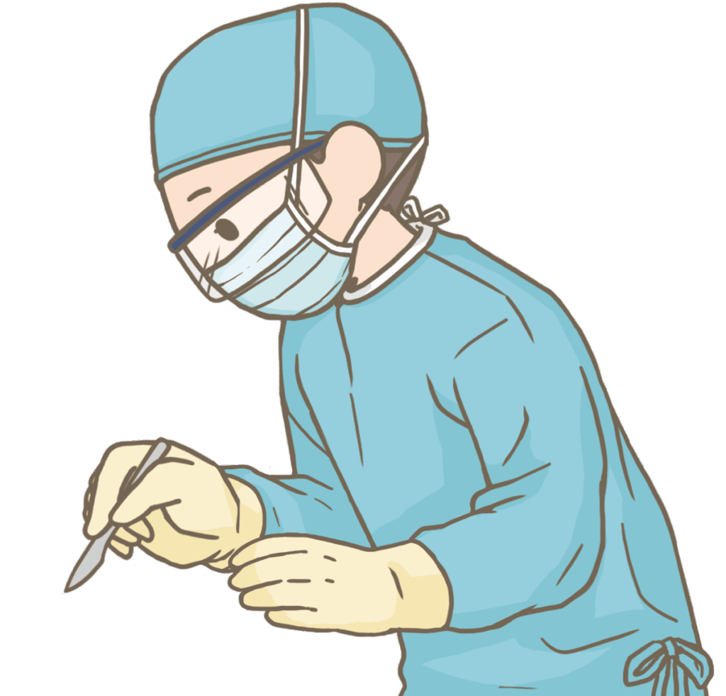 粉瘤手術のイメージ