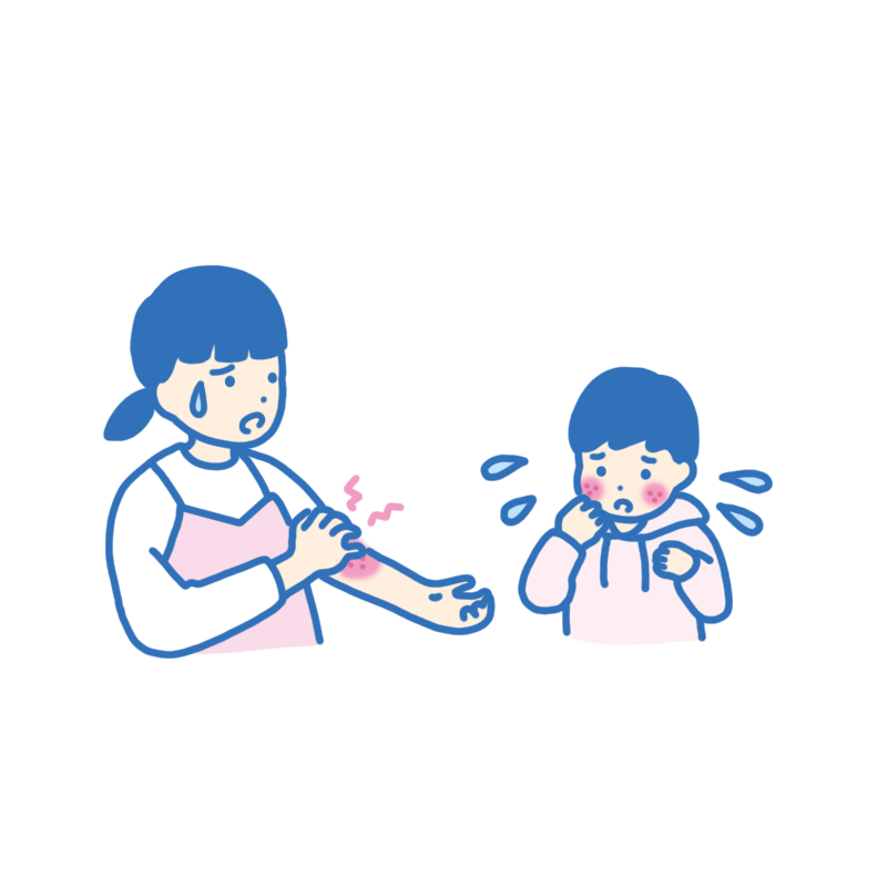 アトピーがあると水いぼがひろがりやすい